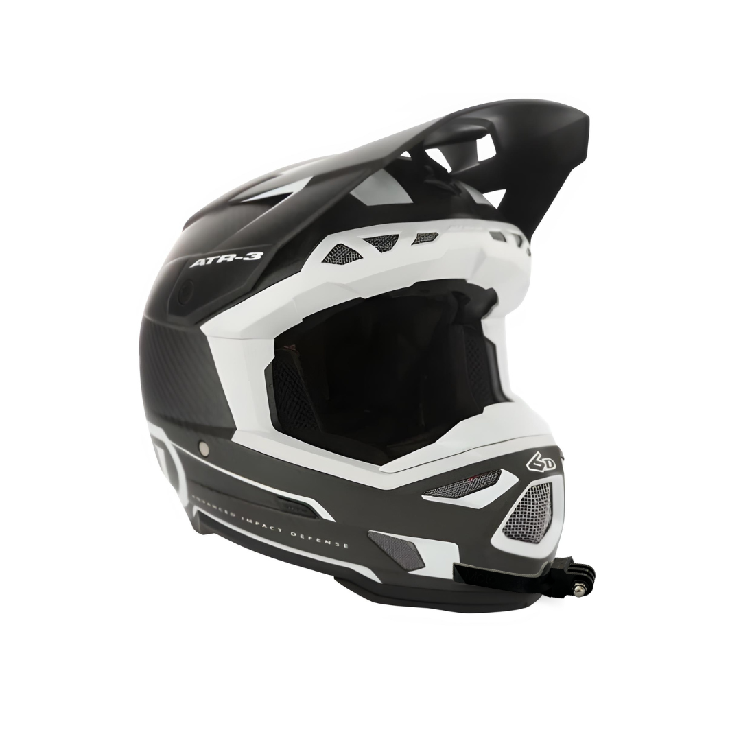 best viewing angle motorcycle helmet FLEX Slim Universal Flexible Motorcycle Helmet Chin Mount Ghost White