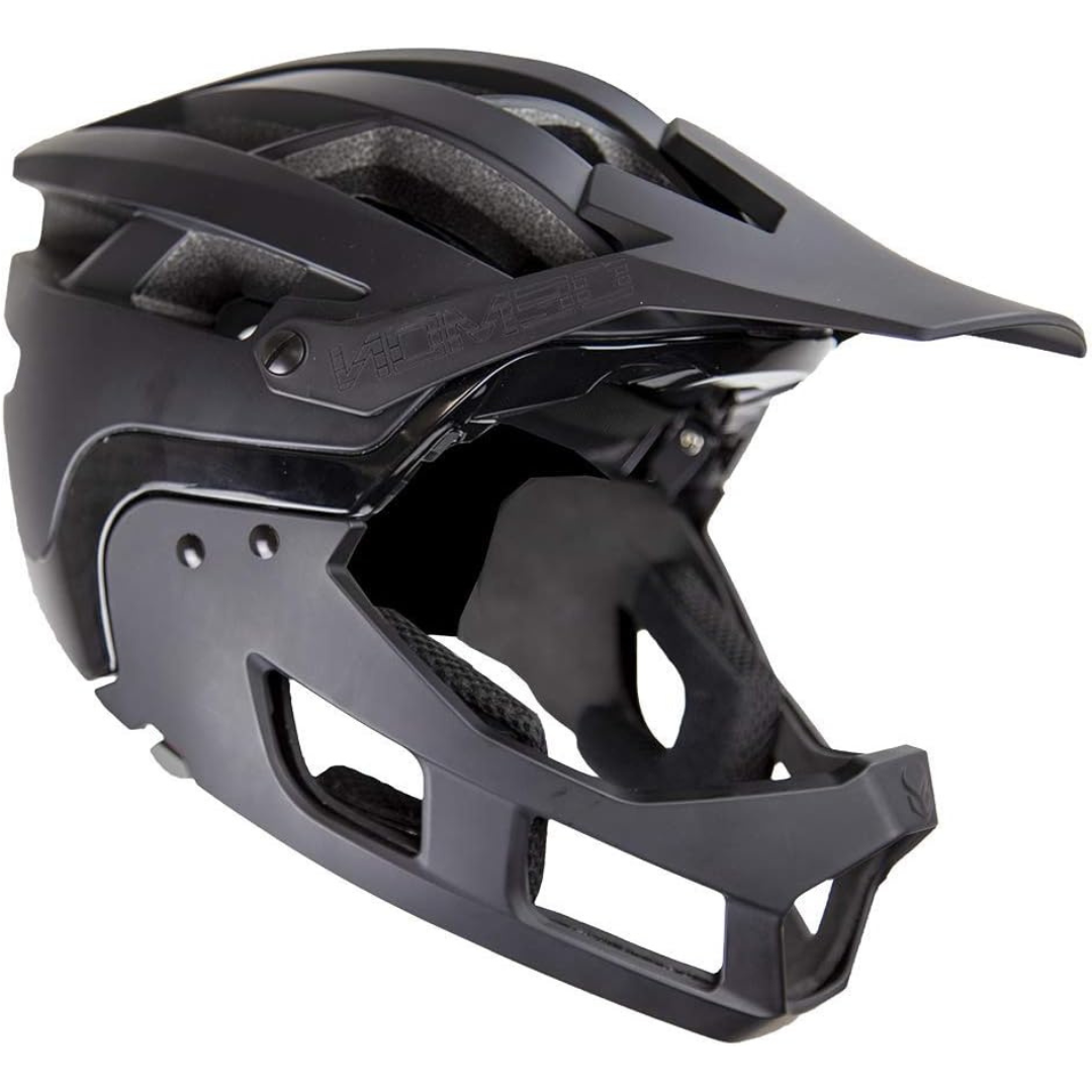 chin guard for open-face motorcycle helmets Demon FR Link System Mountain Bike Helmet Fullface with Removable All the venting to keep you nice and cool paired with protection Open Face Motorcycle Bike Helmets