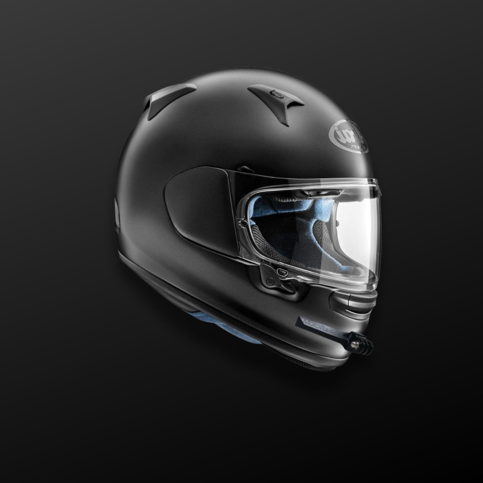 arai helmet gopro mount FLEX Slim Universal Flexible Motorcycle Helmet Chin Mount Ghost White