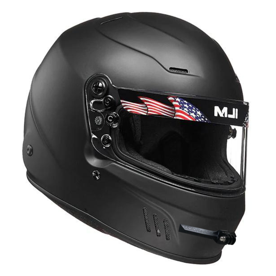 Airoh Mathisse Flat Black Modular Helmet - New! Fast Shipping!