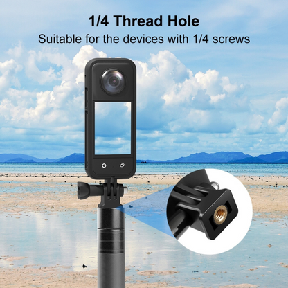 ABS Protective Frame with Adapter Mount & Screw for Insta360 X3