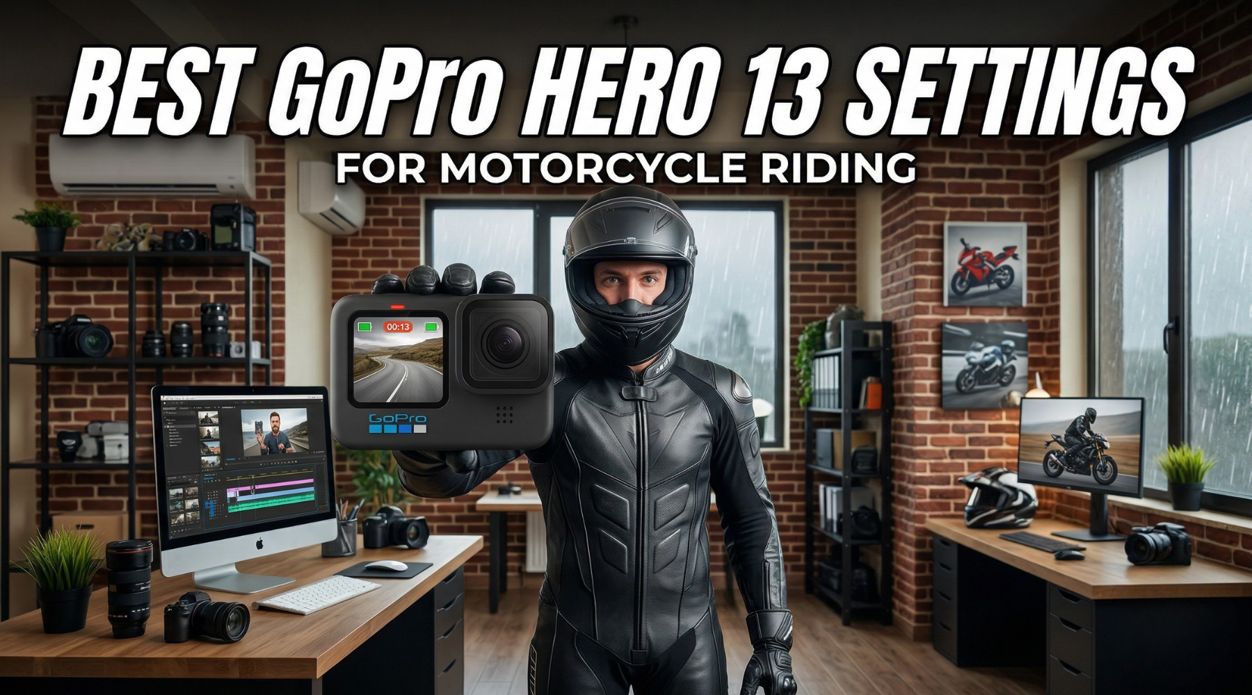 Best GoPro Hero 13 Black Settings for Motorcycle Riding – MotoRadds