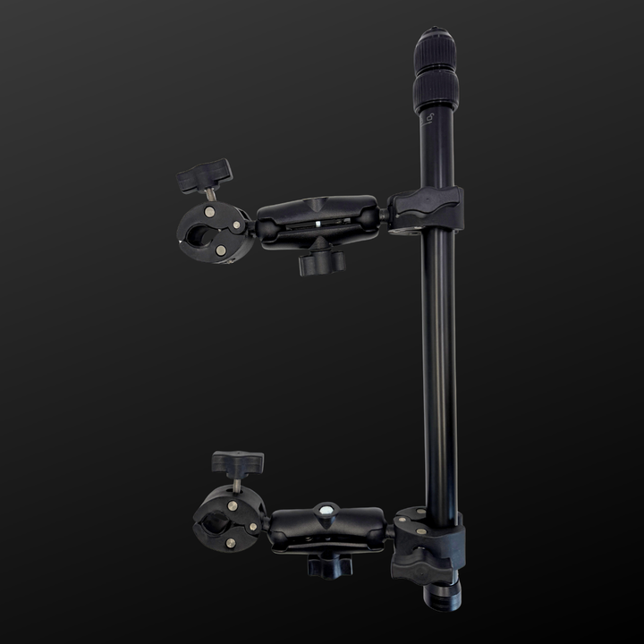 Hyper-Stable Dual-Point 360º Extendable Selfie Stick for Motorcycles