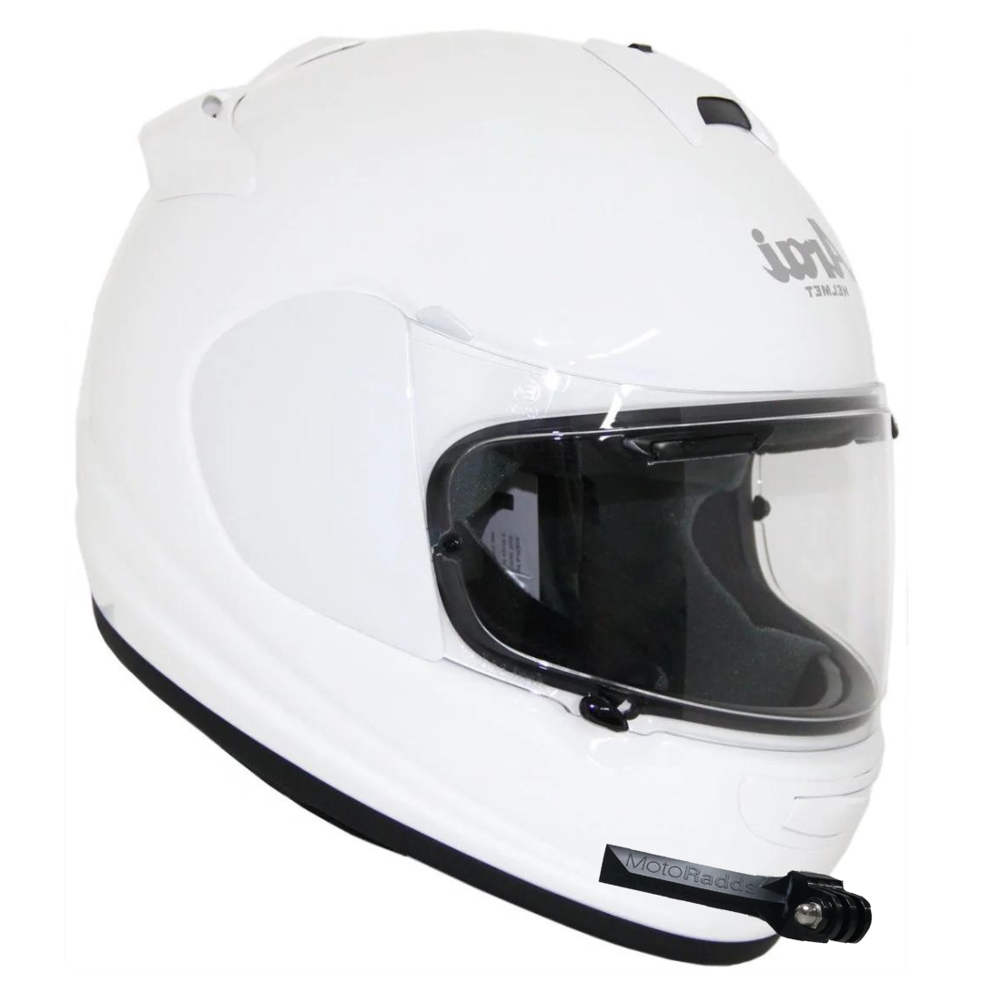 GoPro helmet chin mount for ARAI Axcess 3, front side angle view
