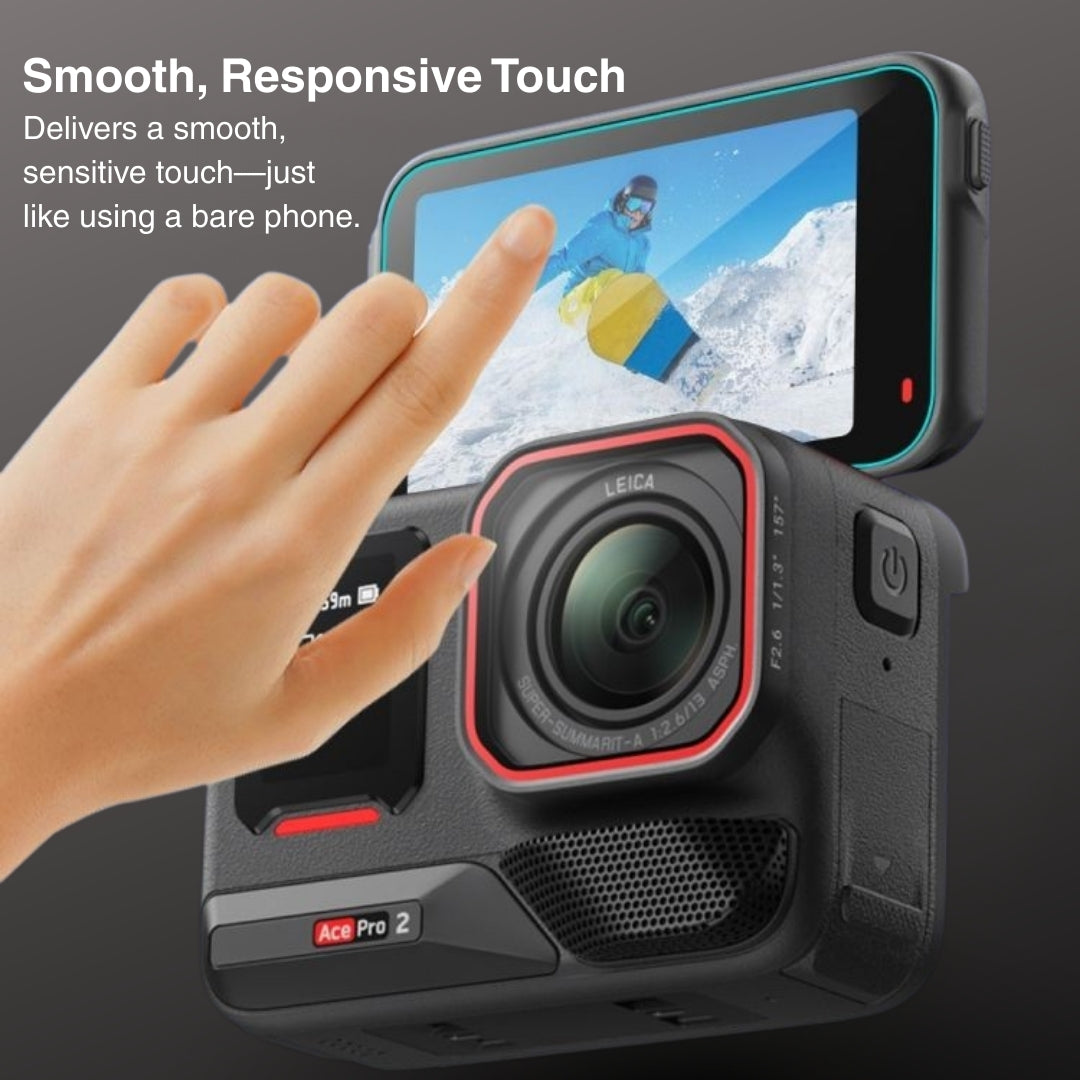 Tempered Glass Screen and Lens Protector for Insta360 Ace Pro 2