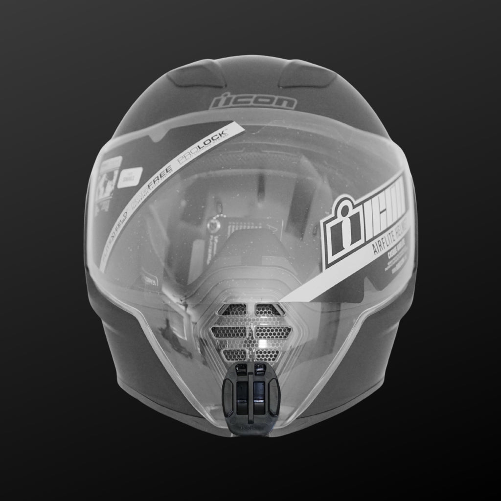 gopro on airflight icon helmet motorcycle MotoRadds helmet chin mount for ICON Airflite