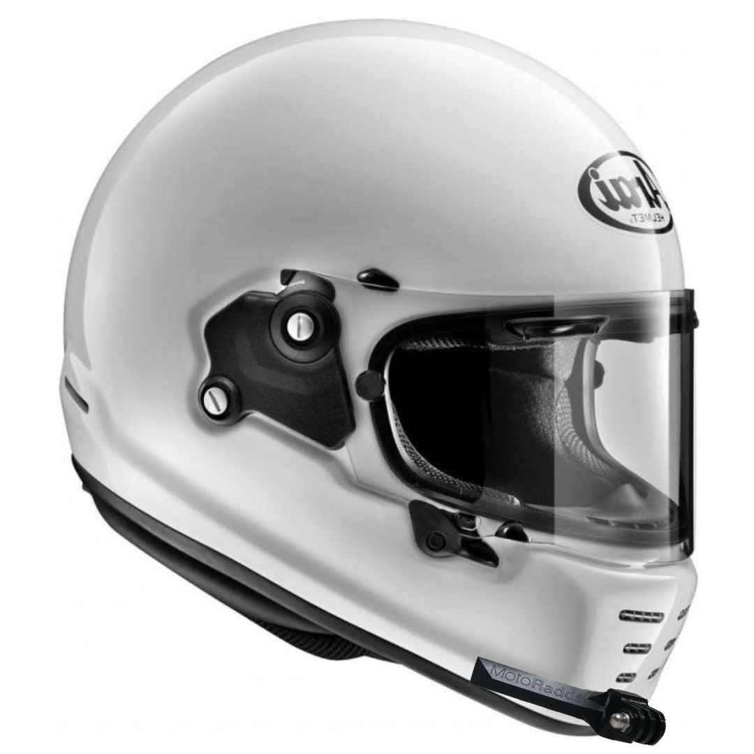 GoPro helmet chin mount for Concept X, front side angle view