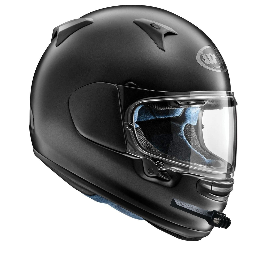 GoPro helmet chin mount for ARAI Profile V, front side angle view