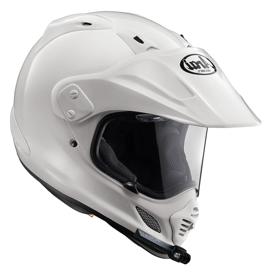 GoPro helmet chin mount for ARAI XD-4, front side angle view