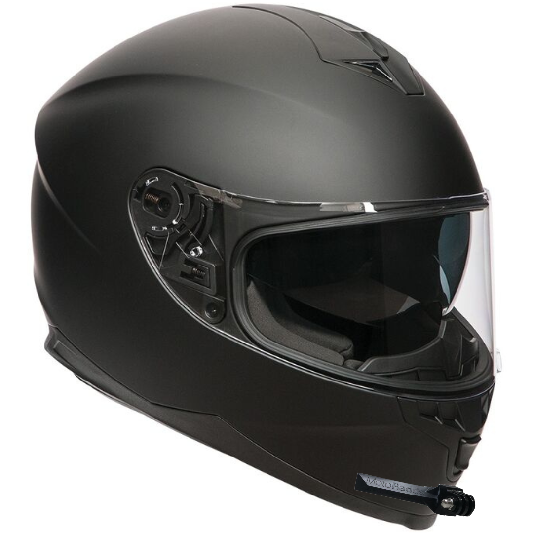GoPro helmet chin mount for BILT Force, front side angle view