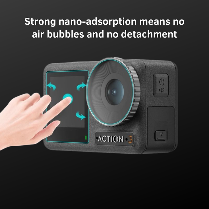 Tempered Glass Screen Protector for DJI Osmo Action 3