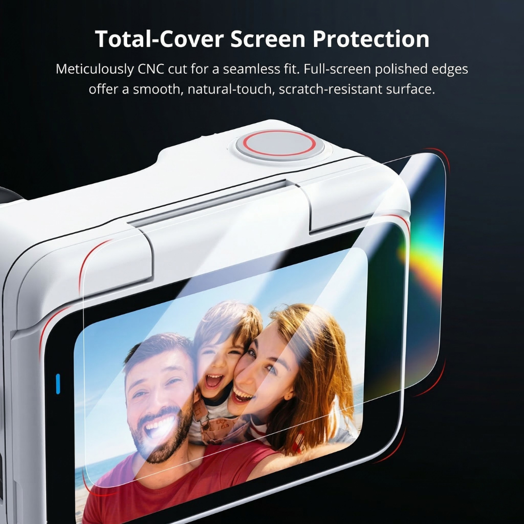 Tempered Glass Screen and Lens Protector for Insta360 GO Ultra