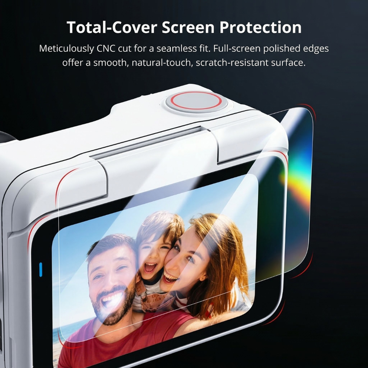 Tempered Glass Screen and Lens Protector for Insta360 GO Ultra