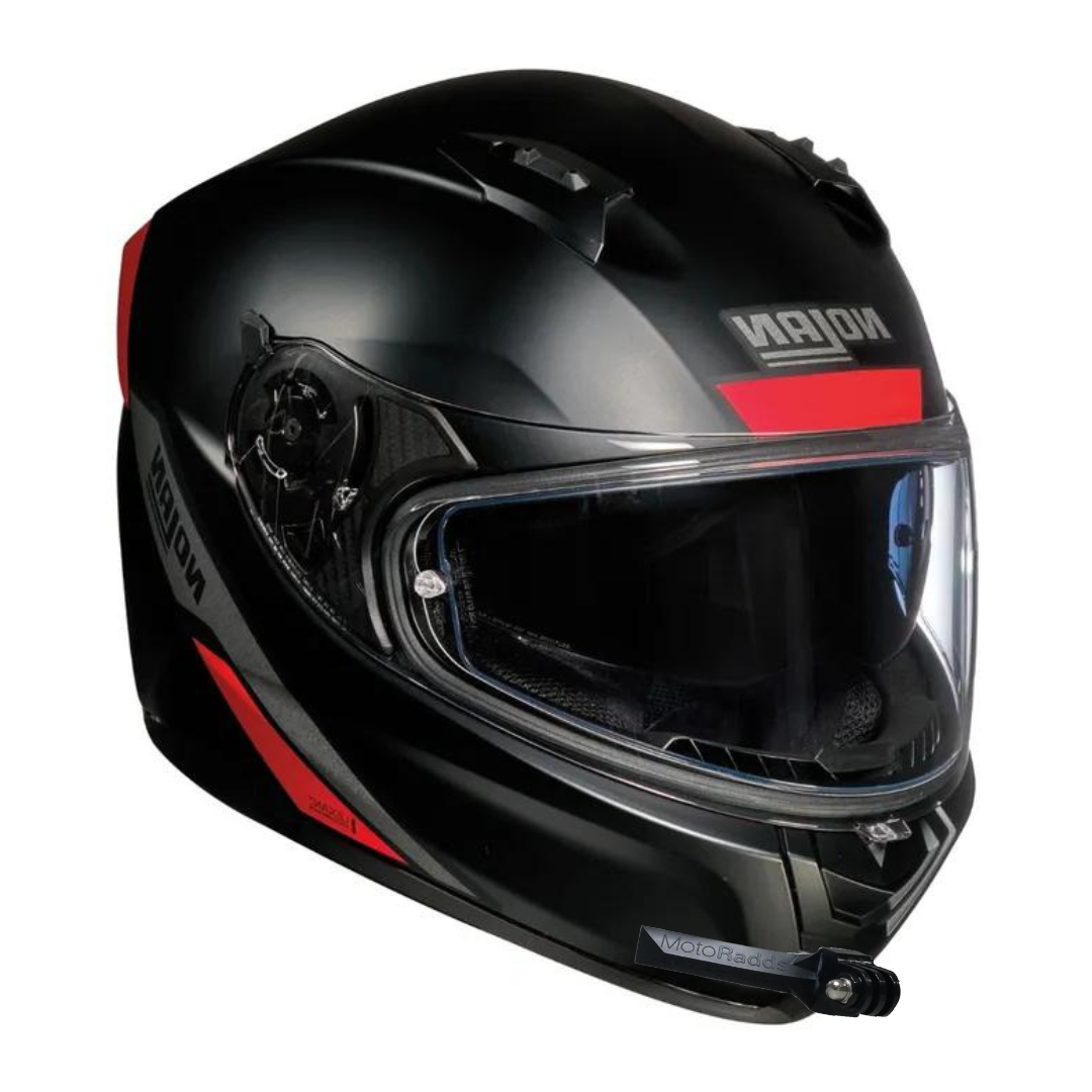 GoPro helmet chin mount for Can-Am N60-6, front side angle view