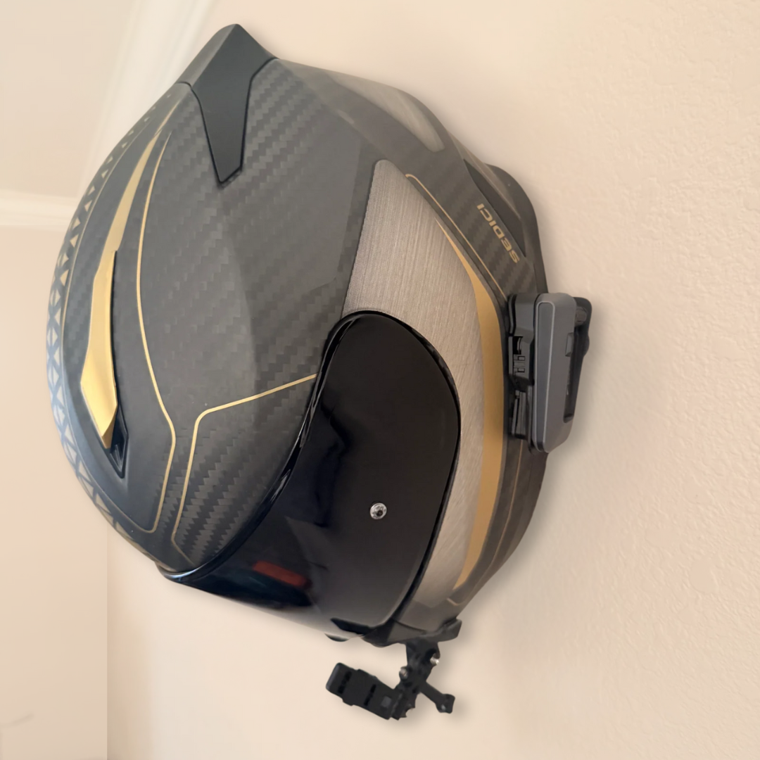 Slim- Flush Motorcycle Helmet Wall Mount – MotoRadds