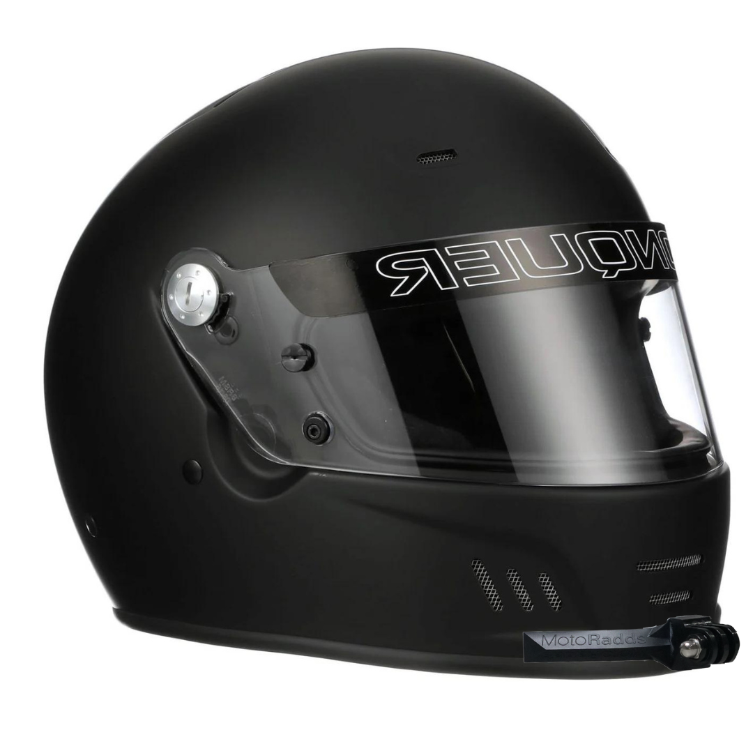 GoPro helmet chin mount for CONQUER SA2020, front side angle view