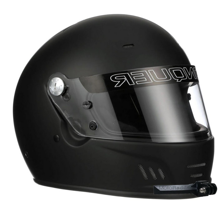 GoPro helmet chin mount for CONQUER SA2020, front side angle view