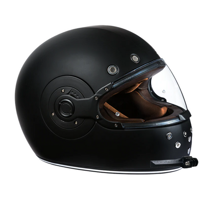 GoPro helmet chin mount for DAYTONA Retro, front side angle view