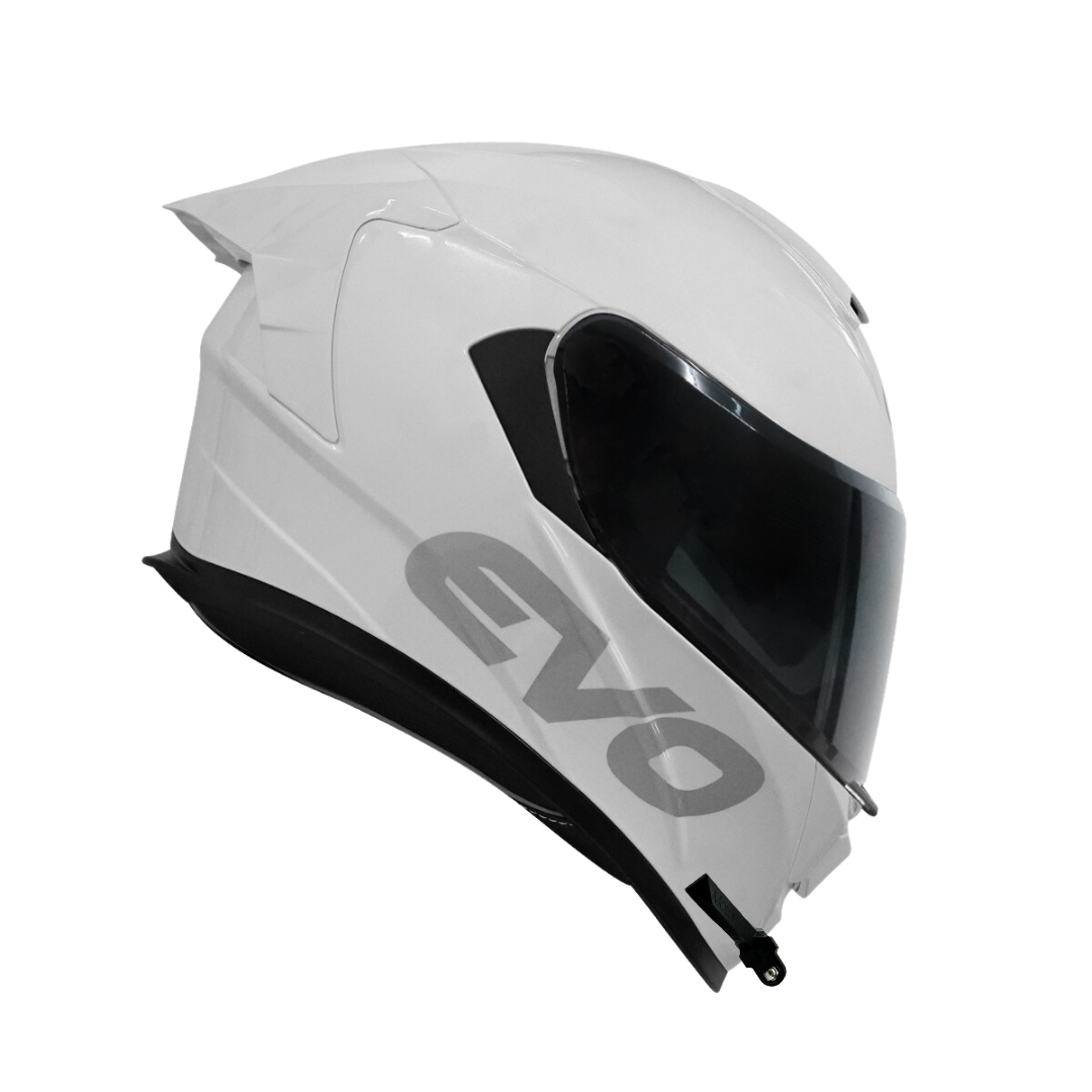 GoPro helmet chin mount for EVO GT-PRO, front side angle view