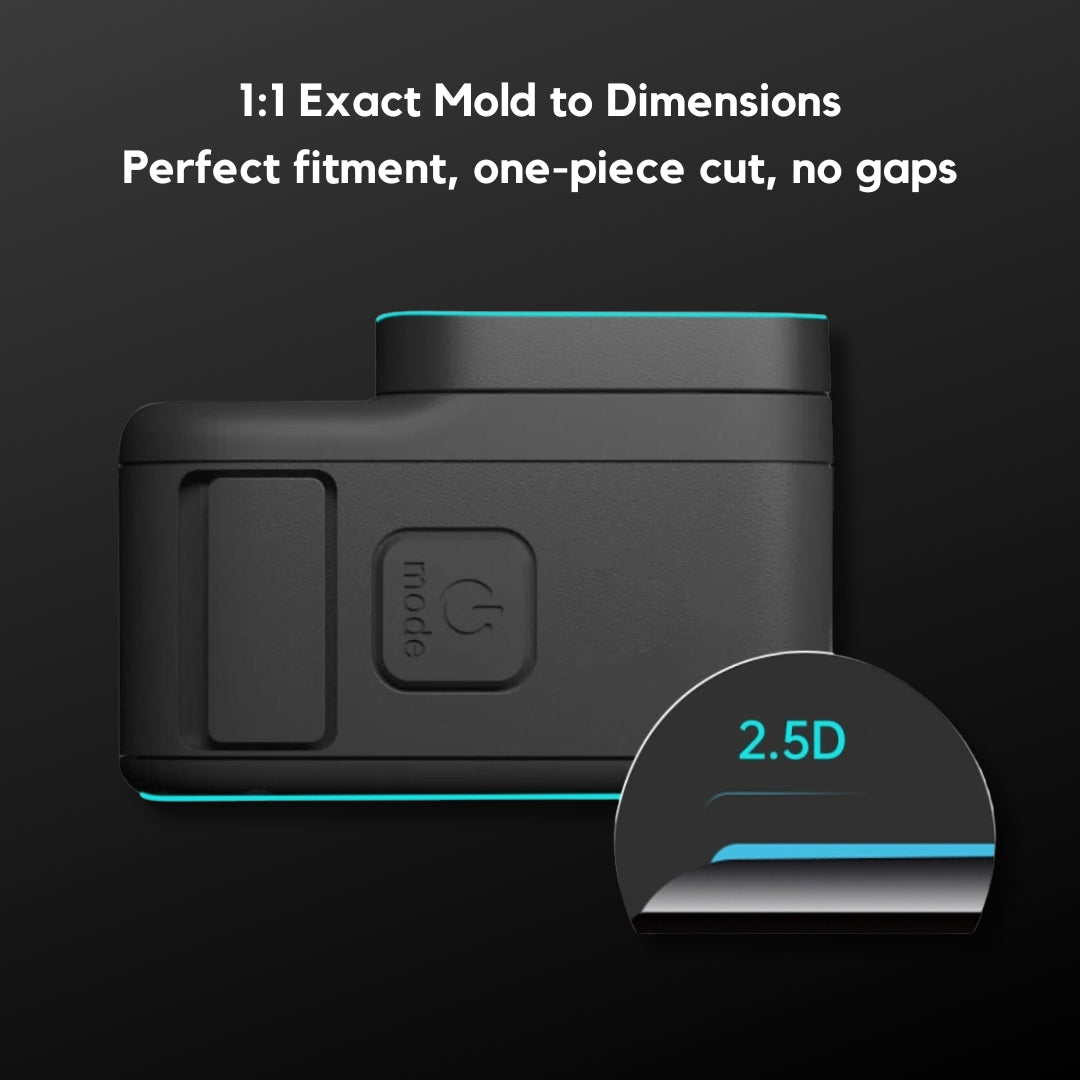 Protector de cristal templado GoPro Hero Black 9/10/11/12 para lente y pantalla LCD