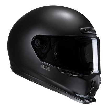 GoPro helmet chin mount for HJC V10, front side angle view