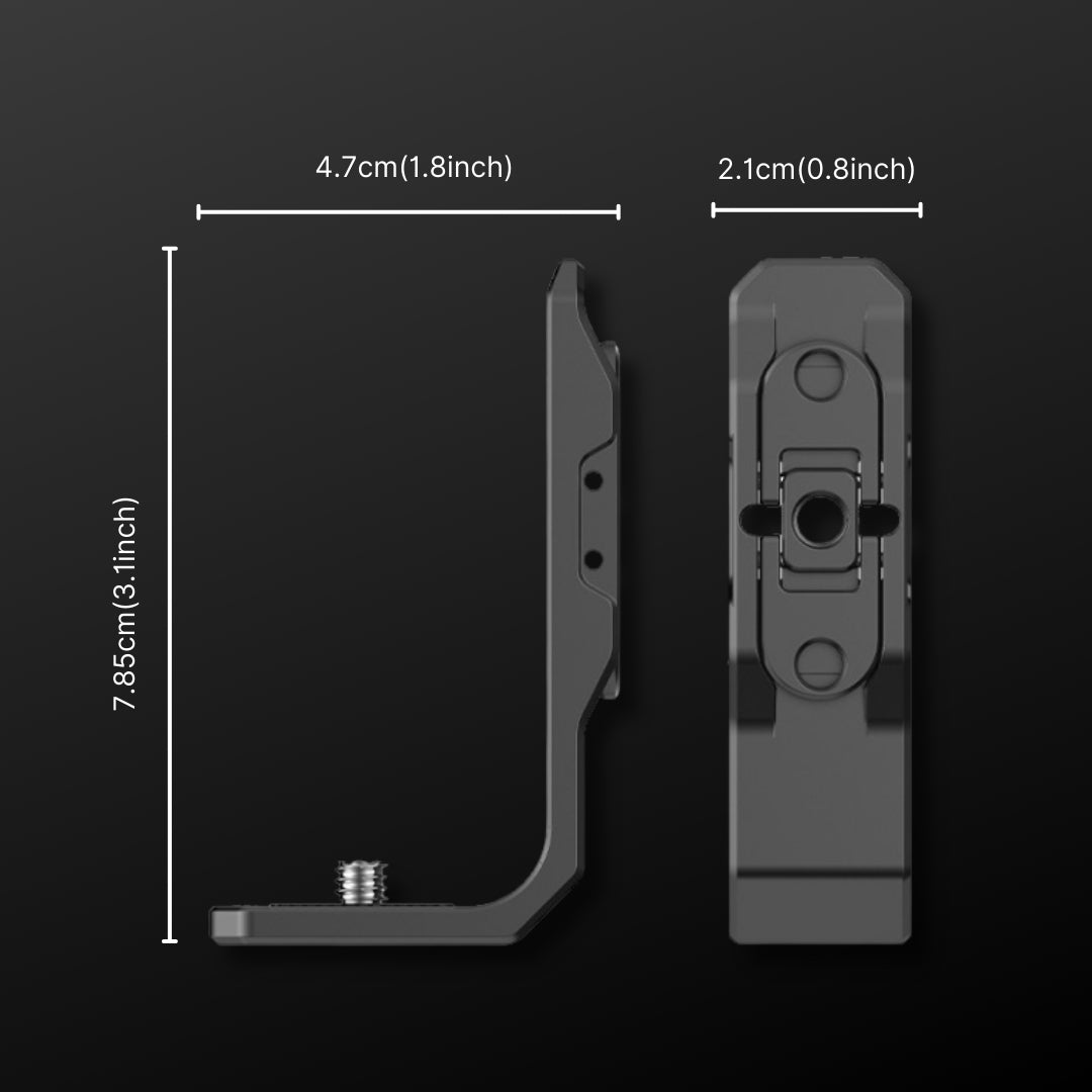 Horizontal and Vertical Quick Release L Bracket for Insta360 X4