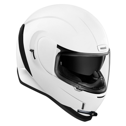 GoPro helmet chin mount for ICON Airform, front side angle view