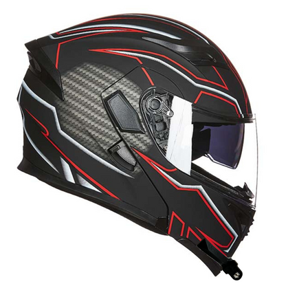 Motorcycle Helmet Tinted Visor ILM Black Visor For 906 Helmet