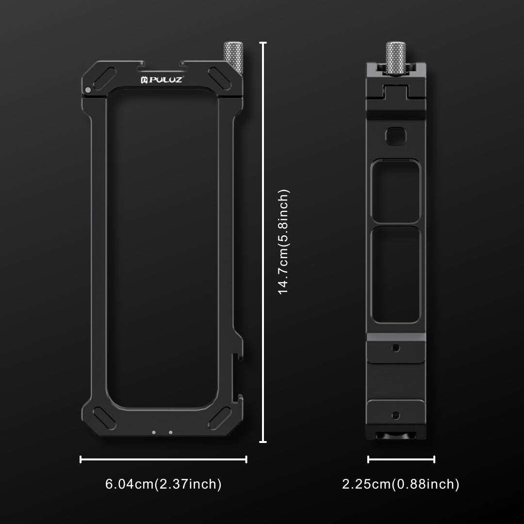 Metal Protective Housing Cage for Insta360 X4 with Cold Shoe Base and Tripod Adapter