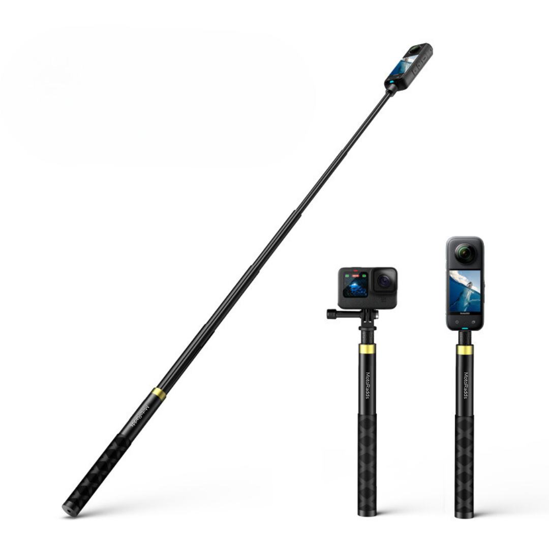 Motorcycle Telescoping Selfie Stick with 1/4