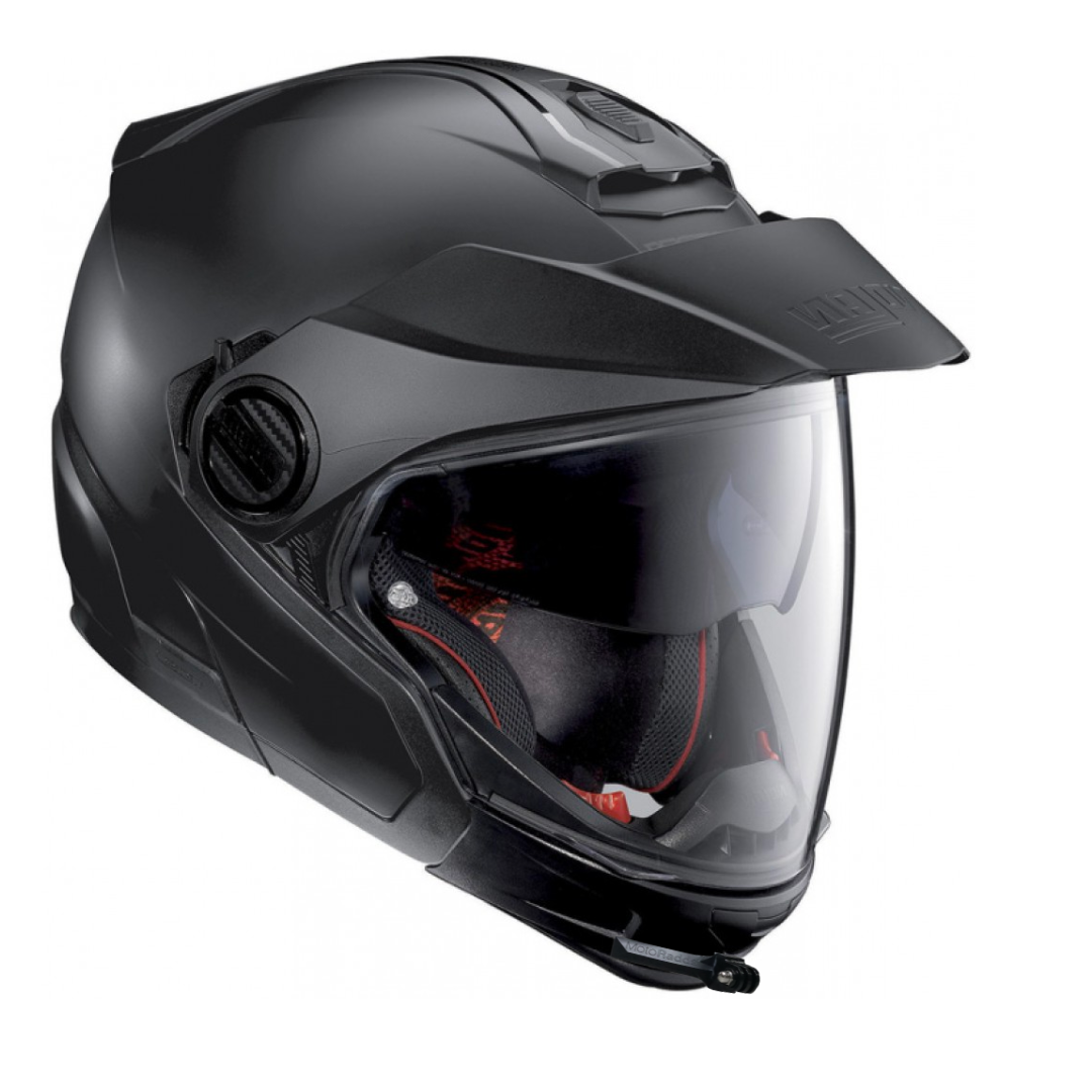 GoPro helmet chin mount for NOLAN N40-5 GT, front side angle view