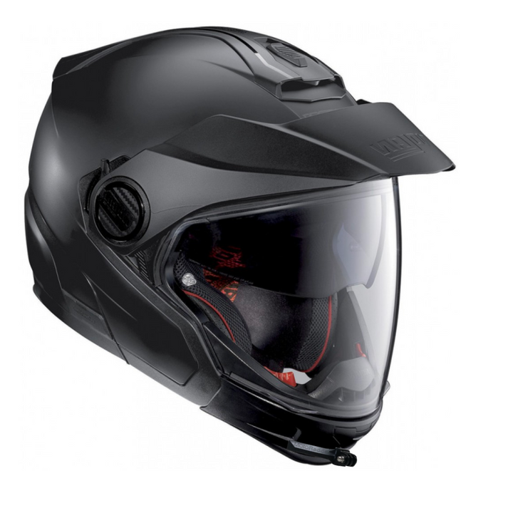 GoPro helmet chin mount for NOLAN N40-5 GT, front side angle view