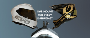 motorcycle helmet chin mount universal for gopro, insta360, akaso, snowmobiles motocross, mountain bike, BMX