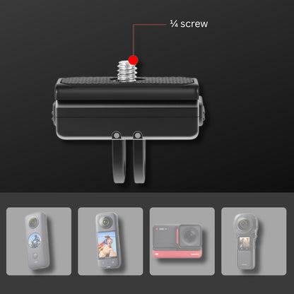 Quick Release Magnetic Base Mount for Insta360 Ace Pro/X4 (Black)