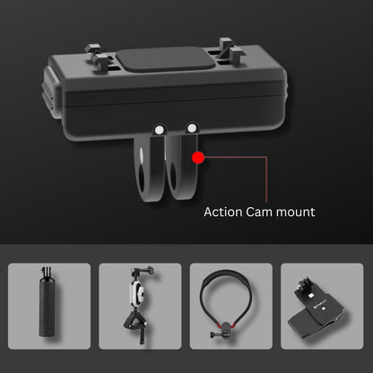 Quick Release Magnetic Base Mount for Insta360 Ace Pro/X4 (Black)
