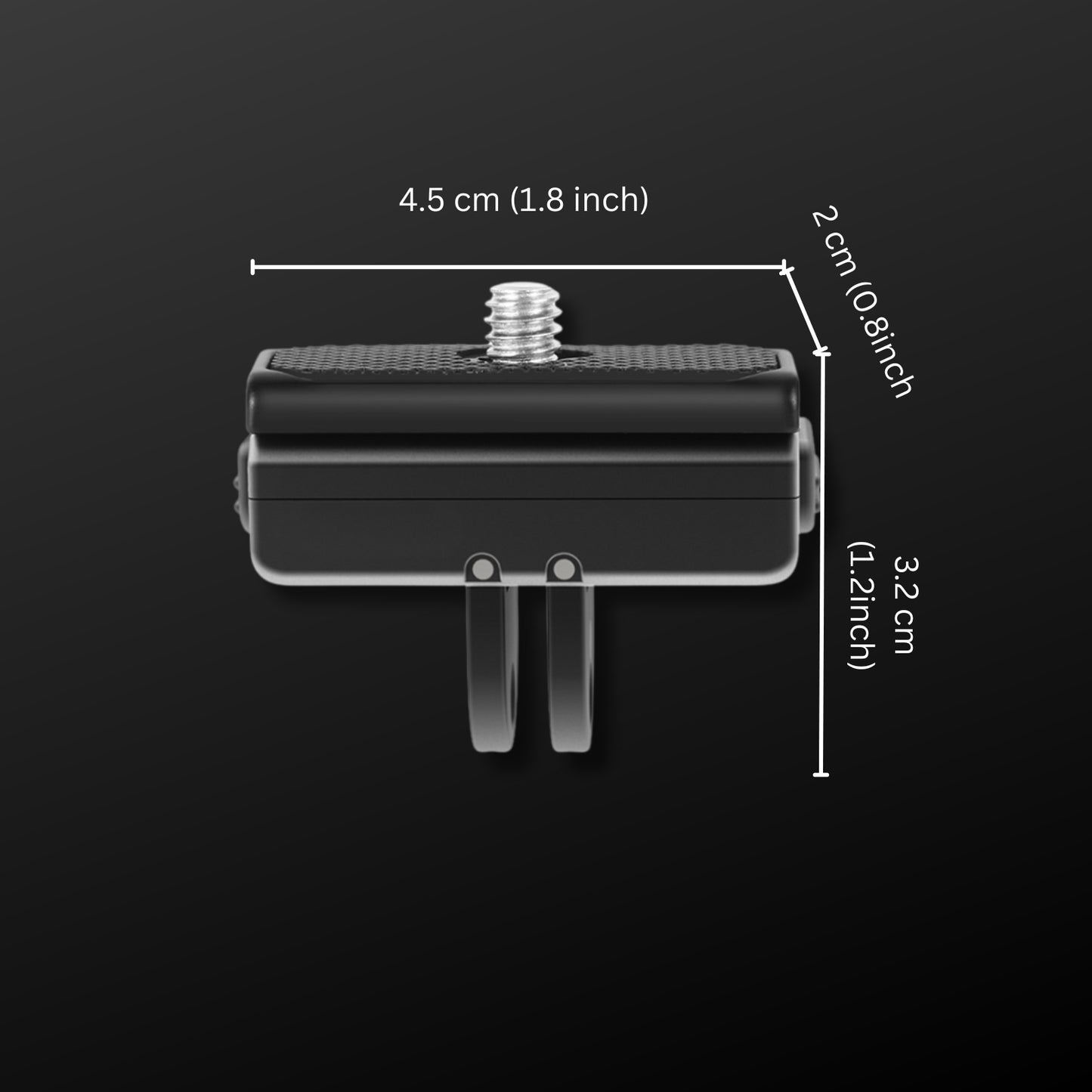 Quick Release Magnetic Base Mount for Insta360 Ace Pro/X4 (Black)