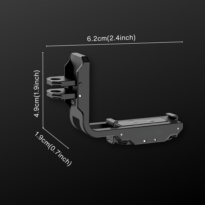 Vertical Quick Release L Bracket for DJI Osmo Action 4/5 Pro