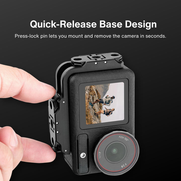 Vertical Quick Release L Bracket for DJI Osmo Action 4/5 Pro