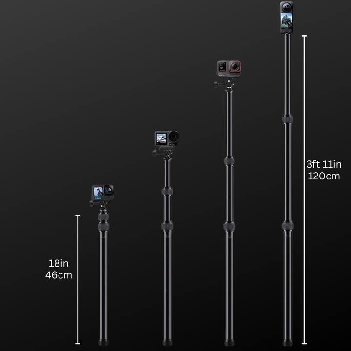 RockLock Bolt-On Selfie Stick Mount for Motorcycles