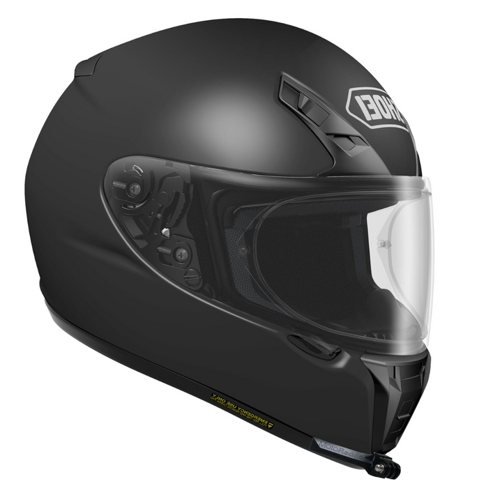 GoPro helmet chin mount for SHOEI RF-SR, front side angle view