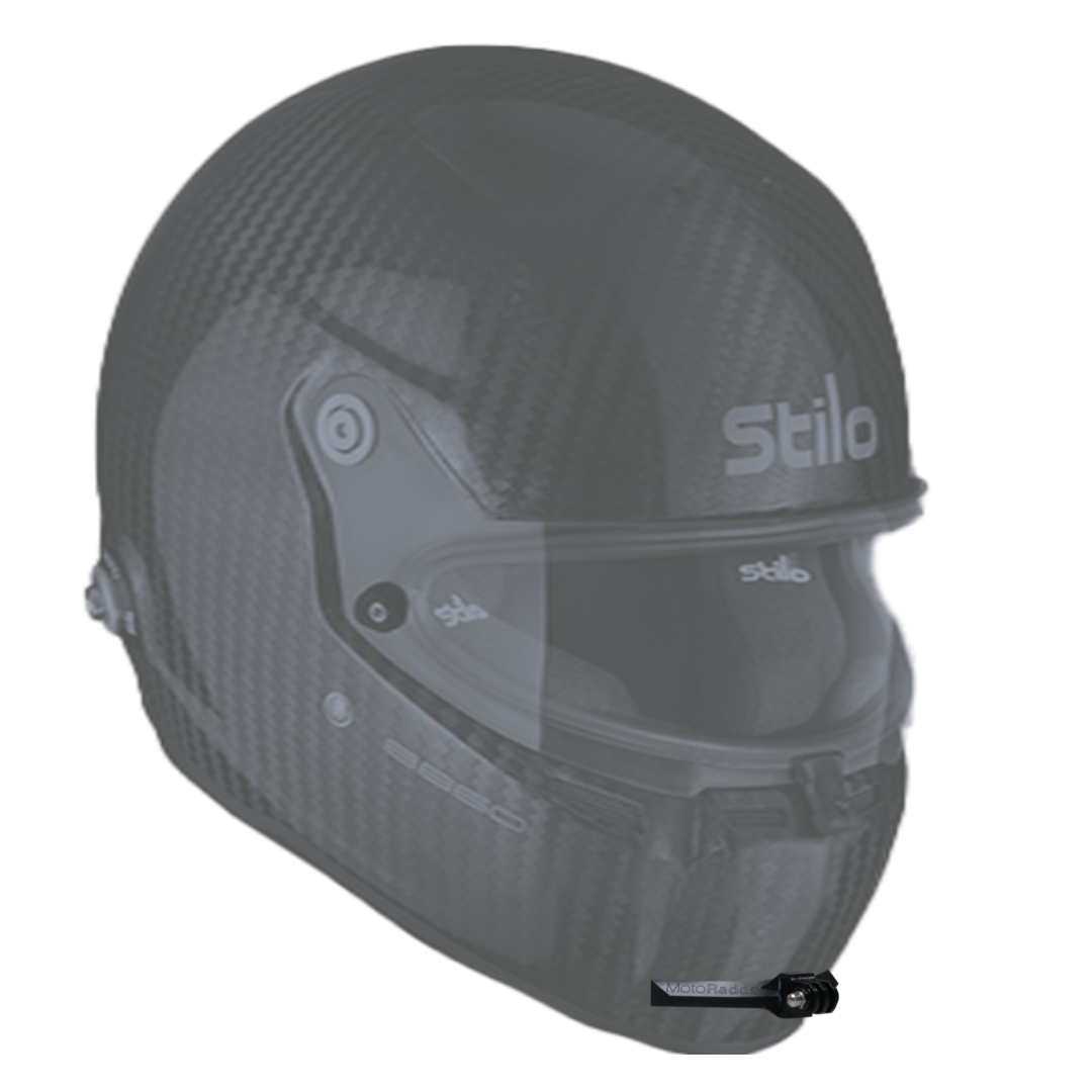 GoPro helmet chin mount for STIL ST5 FN, front side angle view