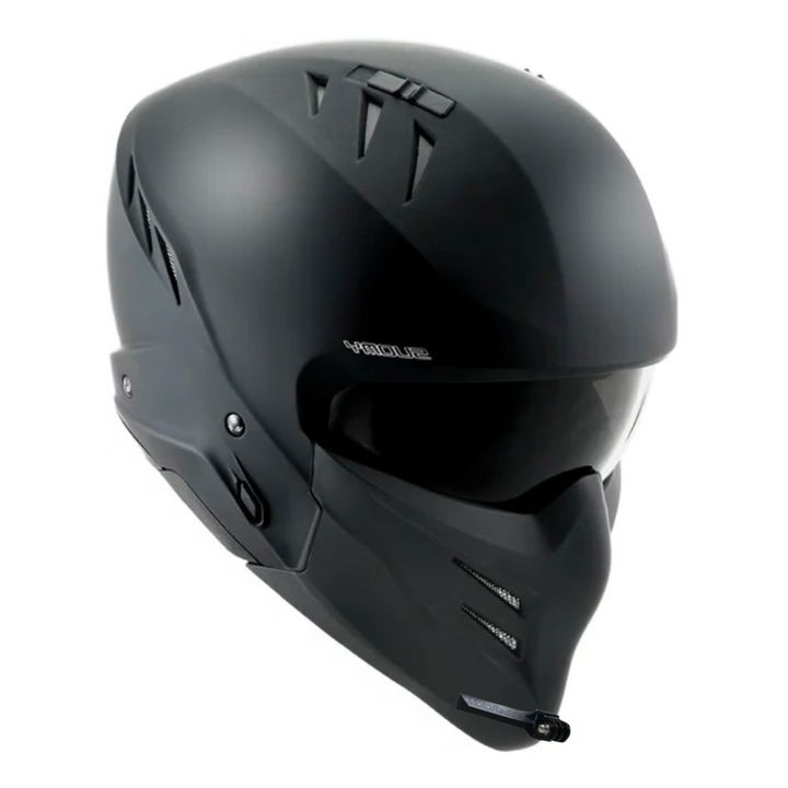 GoPro helmet chin mount for SUOMY ARMOR, front side angle view