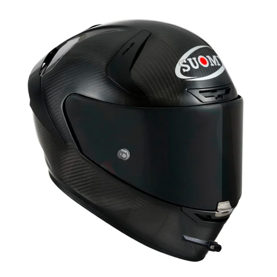 GoPro helmet chin mount for SUOMY SR-GP, front side angle view