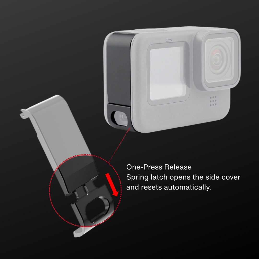 USB-C Access Door for GoPro Hero 13/12/11/10/9