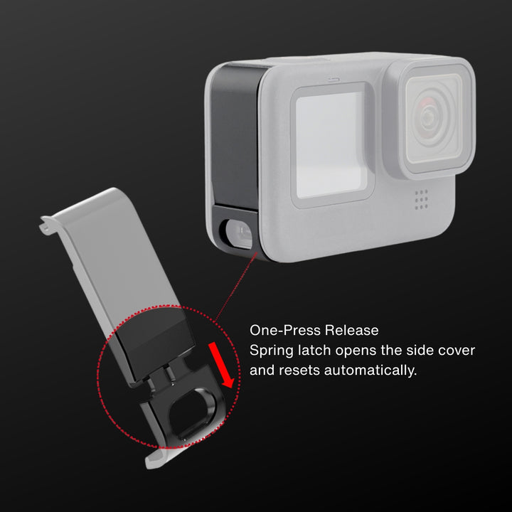 USB-C Access Door for GoPro Hero 13/12/11/10/9