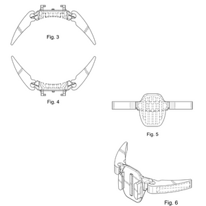 Helmet chin mount design patent