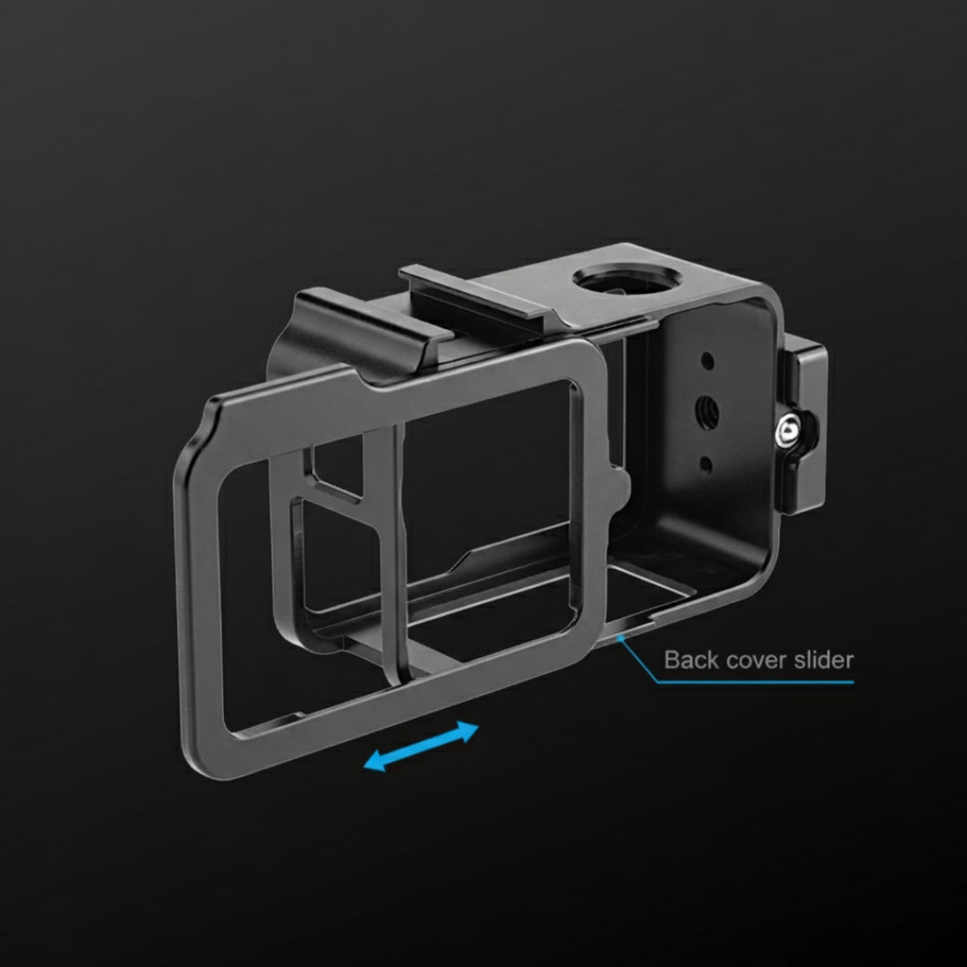 Vertical Metal Protective Housing For DJI Osmo Action 3