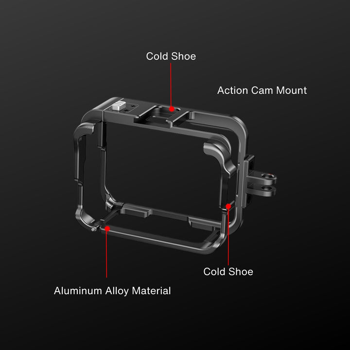 Vertical Shooting Metal Protective Frame for Insta360 Ace Pro