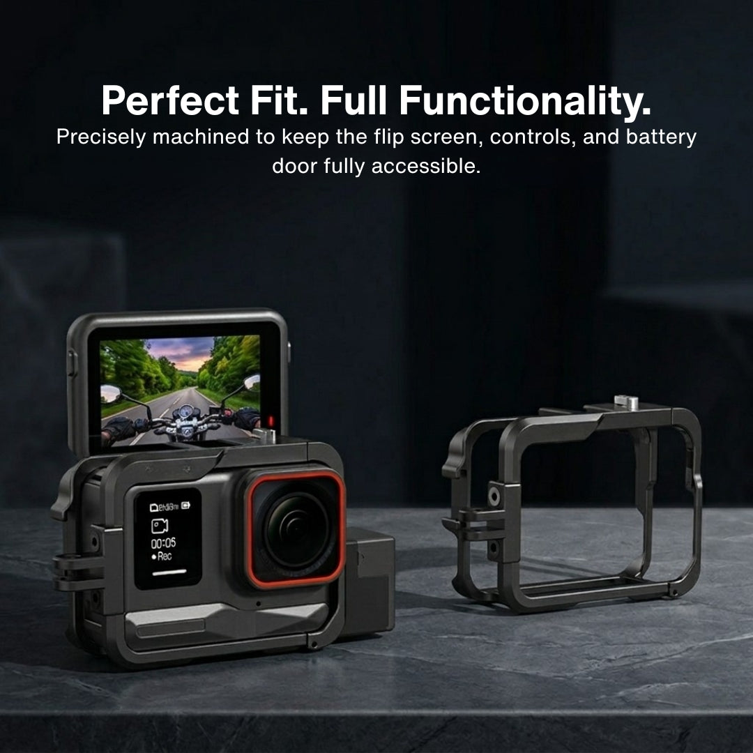 Vertical Shooting Metal Protective Frame for Insta360 Ace Pro