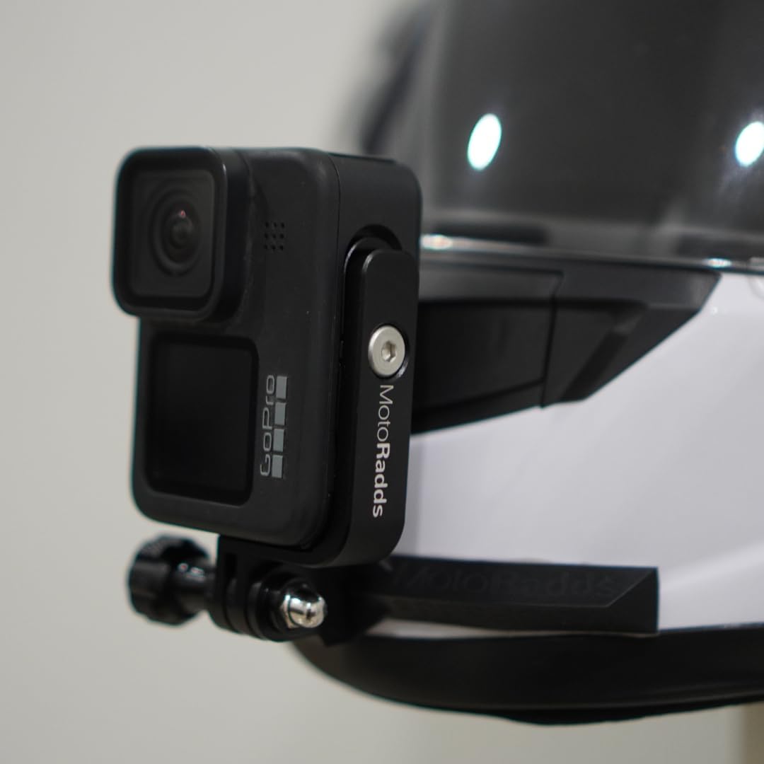 Vertical GoPro Chin Mount on Helmet